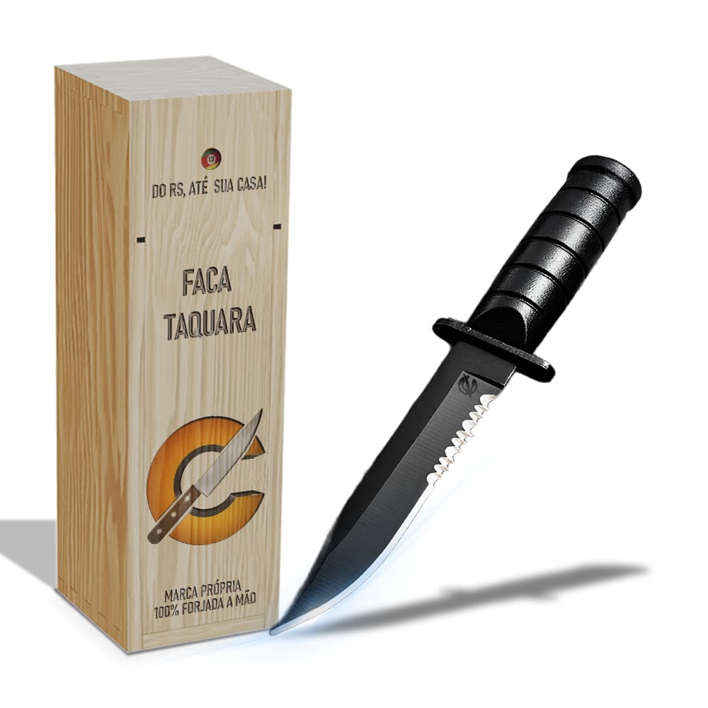 Faca Taquara - Cutelaria Forjada A Mao + Garantia
