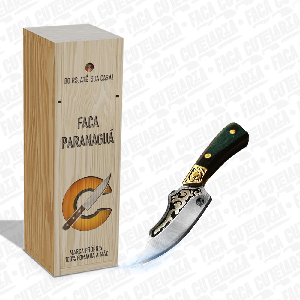 Mini Faca Paranagua - Cutelaria Forjada A Mao + Garantia